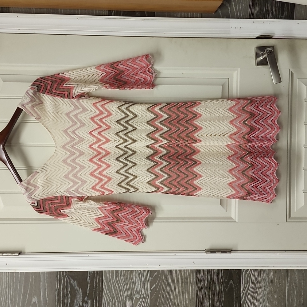 Touch of LA lace lined pink party formal dress beach wear cruise wear - Picture 6 of 8